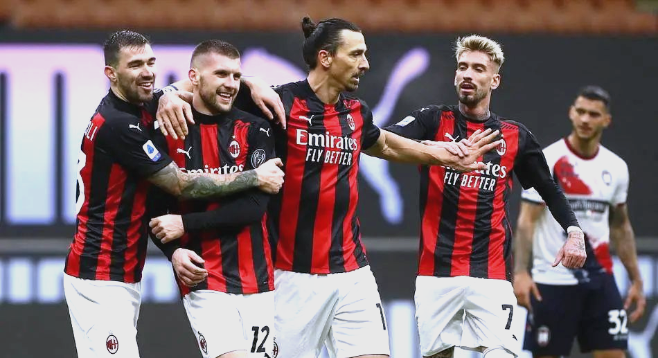 包含AC米兰实力崛起，欧冠资格争夺赛激烈的词条